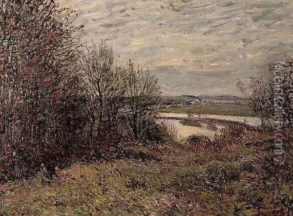 The Roches-Courtaut Wood, near By Oil Painting - Alfred Sisley