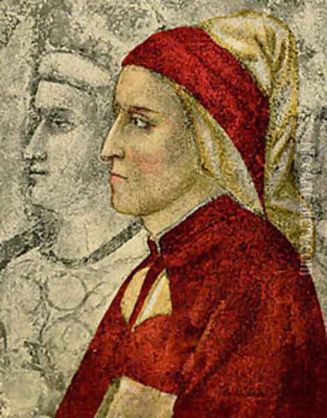 Dante Alighieri Oil Painting - Giotto Di Bondone