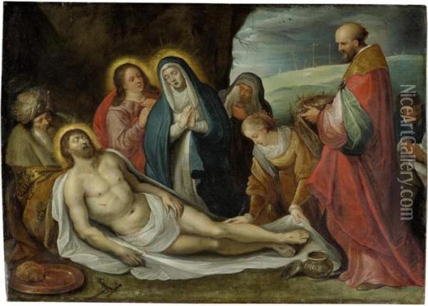 Die Beweinung Christi Oil Painting - Frans II Francken