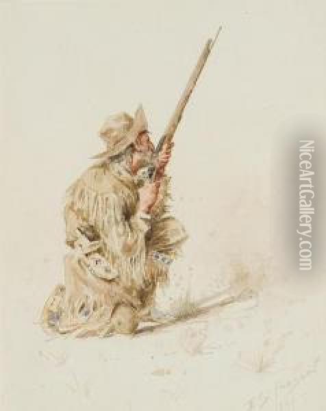Frontiers Man Oil Painting - Edgar Samuel Paxson