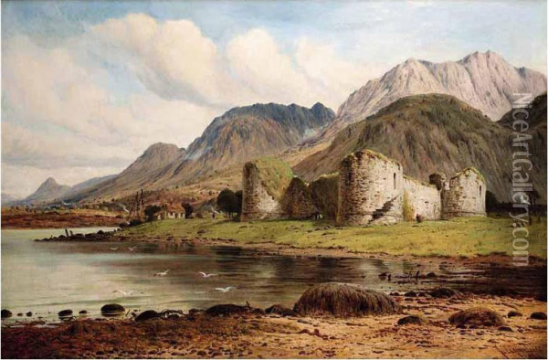 Inverloch Castle, Inverness-shire Oil Painting - James Robert Greenlees M