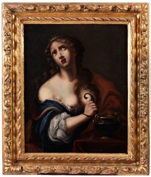 Tod Der Kleopatra Oil Painting - Cesare Dandini