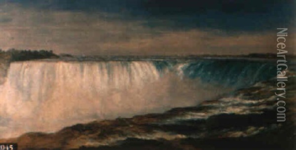 Niagara Falls Oil Painting - John Henry Hill