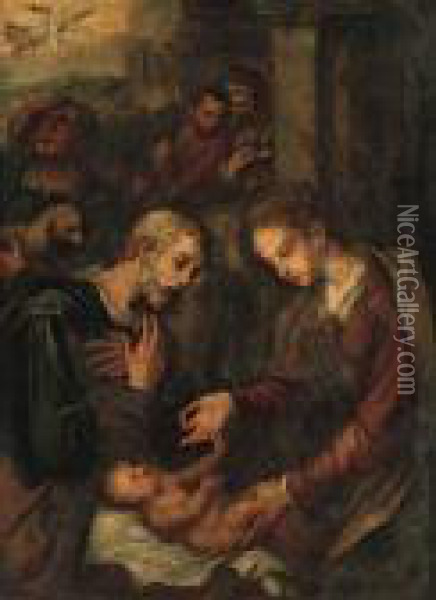 The Nativity Oil Painting - Scipione Pulzone