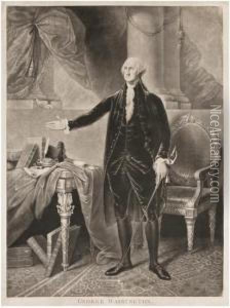 George Washington. Oil Painting - Edward Savage