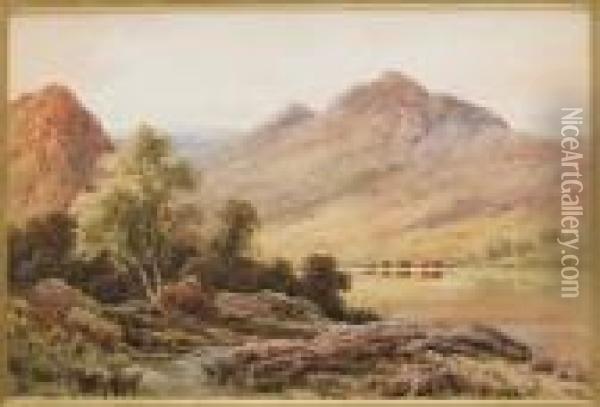 Glen Nevis, Inverness-shire Oil Painting - Henry Hillier Parker