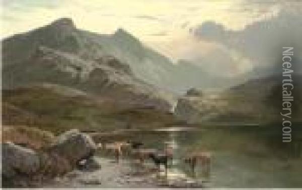 Loch Coruisk Oil Painting - Sidney Richard Percy