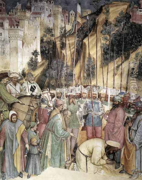 The Execution of Saint George 1380 Oil Painting - Altichiero da Zevio