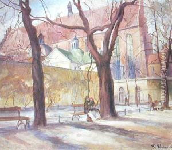 Krakow Oil Painting - Stanislaw Paciorek