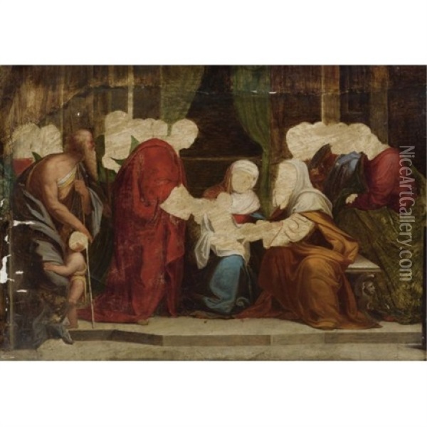 The Circumcision Oil Painting - Benvenuto Tisi da Garofalo
