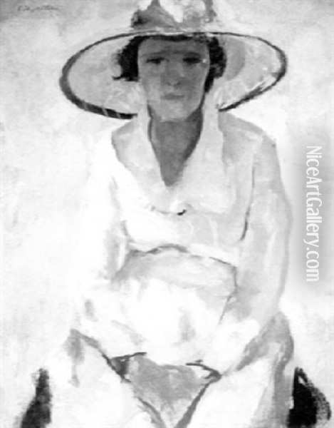 The Portrait Hat Oil Painting - Charles Webster Hawthorne