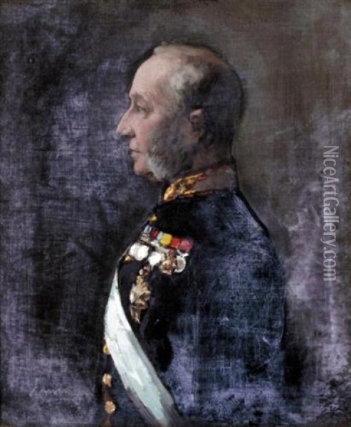 Portrait Of William, 15th Lord Elphinstone Oil Painting - John Lavery
