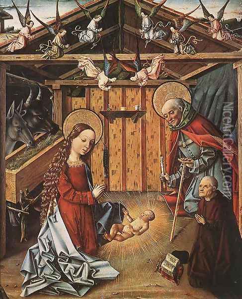 Nativity 1474-76 Oil Painting - Master of Avila