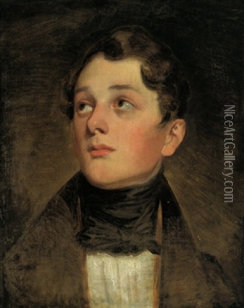 Portrait Eines Herrn Oil Painting - Friedrich von Amerling