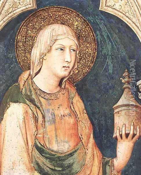 St Mary Magdalene Oil Painting - Simone Martini