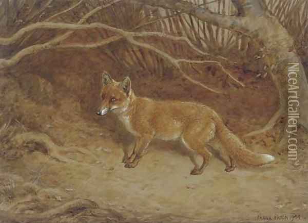 The wily fox Oil Painting - Frank Paton