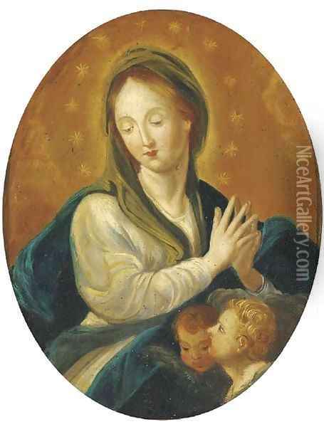 The Virgin in Glory Oil Painting - Guido Reni