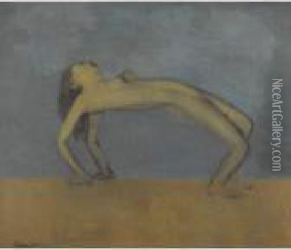 Jeune Acrobate Oil Painting - Christian Berard
