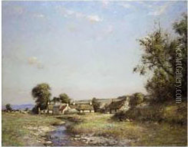 Summer Picnic In The Countryside Oil Painting - John Henderson