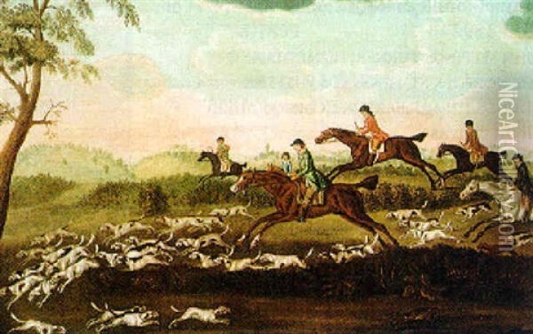 Hare Coursing Oil Painting - James Seymour