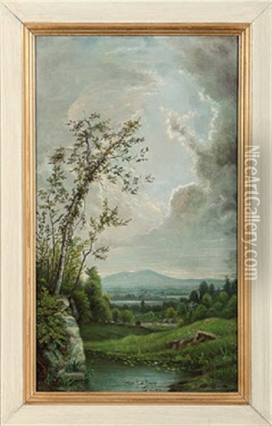 Vermont Landscape Oil Painting - Marcus Mote