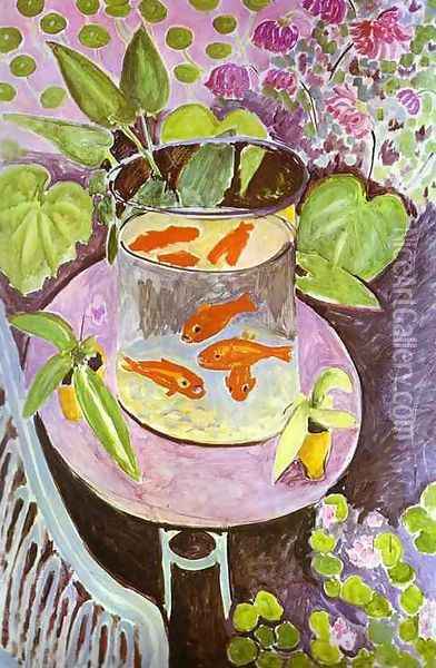 Red Fish Oil Painting - Henri Matisse