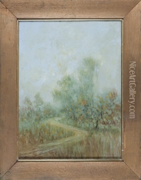 Winding Road, Louisiana Oil Painting - Alexander John Drysdale
