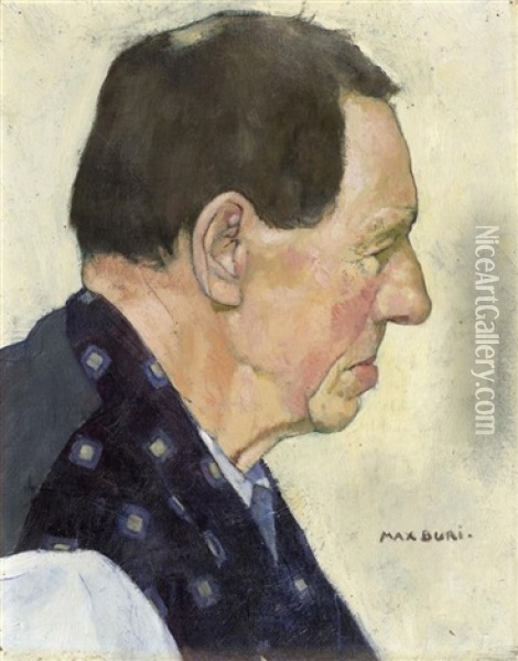 Bildnis Eines Mannes Oil Painting - Max-Alfred Buri