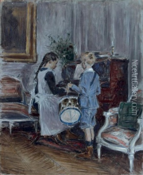 Le Petit Tambour Oil Painting - Etienne (Adolphe E. Auguste) Moreau-Nelaton