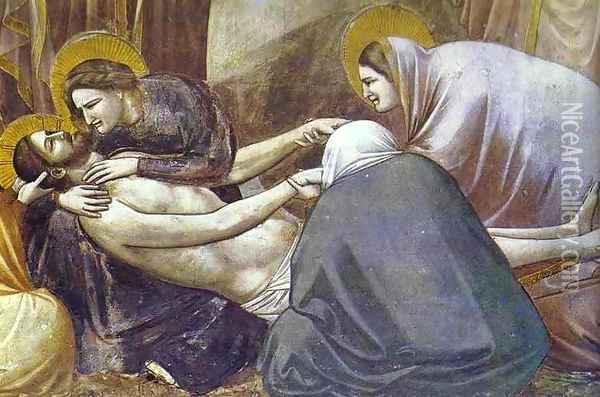 Lamentation Detail 1304-1306 Oil Painting - Giotto Di Bondone