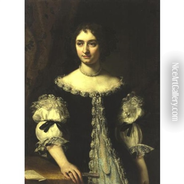 Portrait Of Maria Madalena Rospigliosi Oil Painting - Carlo Maratta
