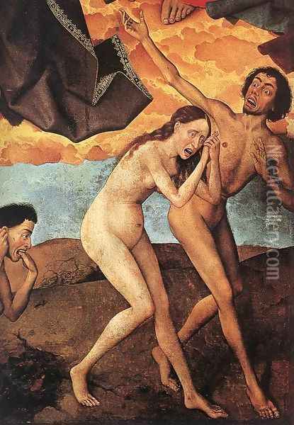 The Last Judgment (detail) 4 Oil Painting - Rogier van der Weyden