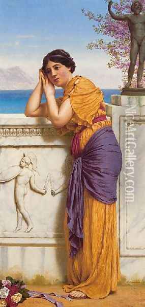 Rich Gifts Wax Poor When Lovers Prove Unkind Oil Painting - John William Godward
