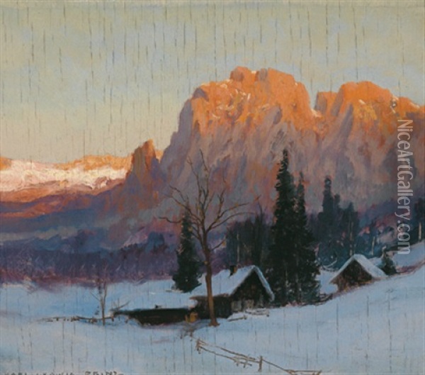 Aus Sudtirol Oil Painting - Karl Ludwig Prinz