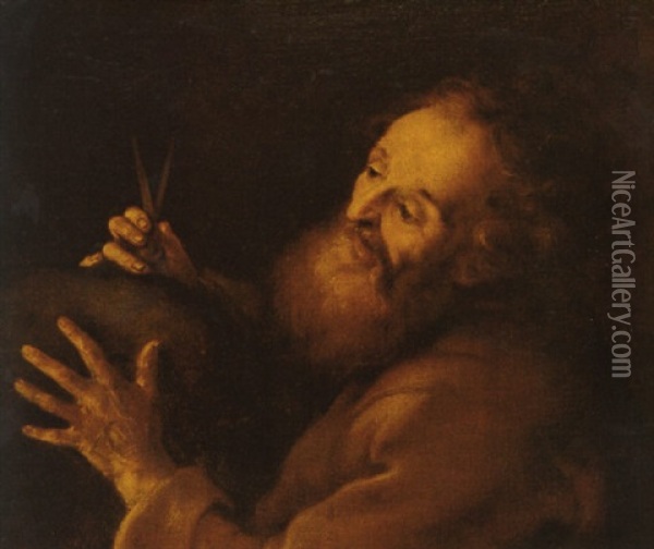 Archimedes Oil Painting - Juan Carreno De Miranda