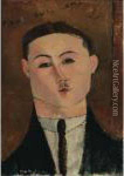 Paul Guillaume Oil Painting - Amedeo Modigliani