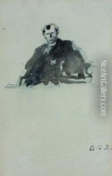 L'avocat Oil Painting - Georges-Victor Hugo