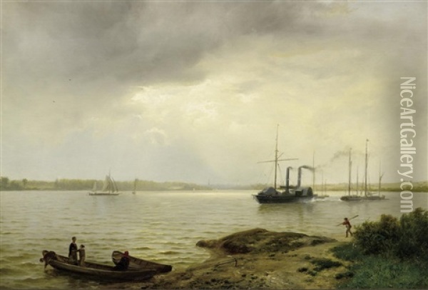 Am Niederrhein Oil Painting - Wilhelm Klein