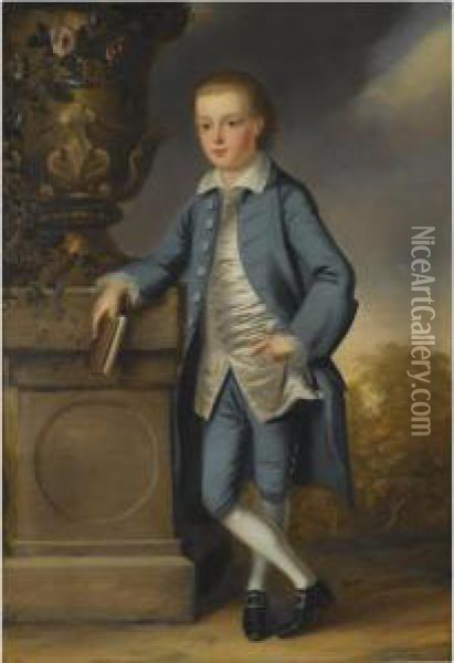 Portrait Of James Mendam Oil Painting - John S.C. Schaak