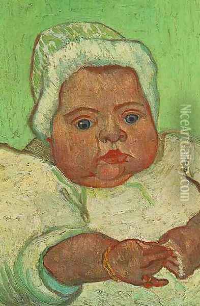 The Baby Marcelle Roulin Oil Painting - Vincent Van Gogh