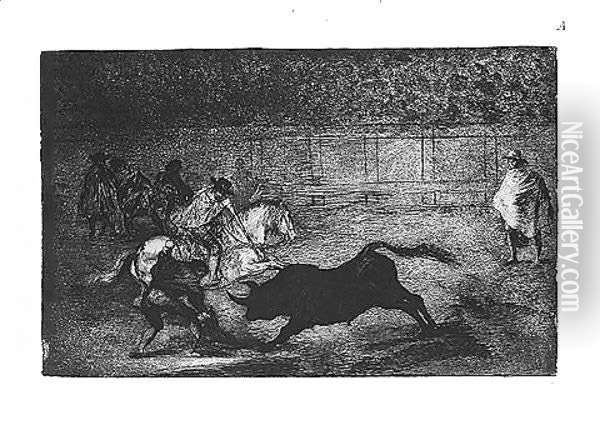 Bull fight Oil Painting - Francisco De Goya y Lucientes