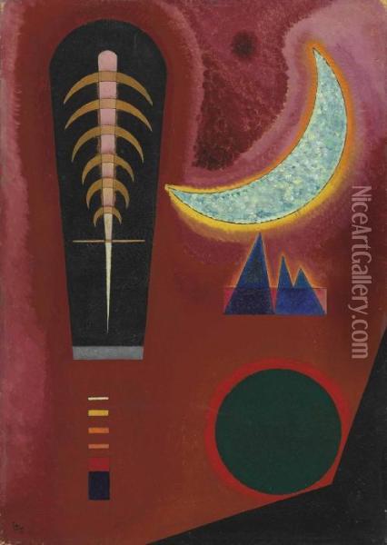 Loses Im Rot Oil Painting - Wassily Kandinsky