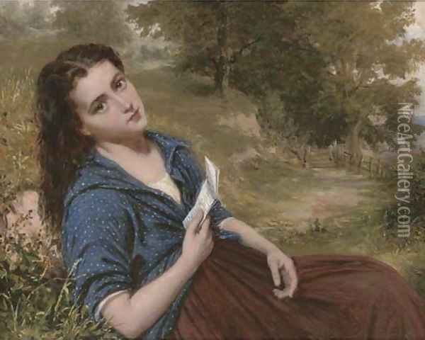 The love letter 2 Oil Painting - William Oliver