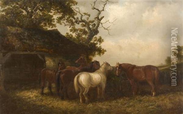 Horses Oil Painting - Thomas Smythe