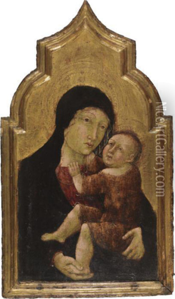 Madonna Col Bambino Oil Painting - Pisano Giacomo Del