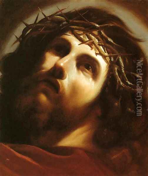 Christ Crowned with Thorns Oil Painting - Guercino