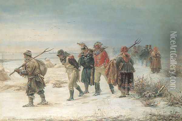 In 1812, 1873 Oil Painting - Illarion Mikhailovich Prianishnikov