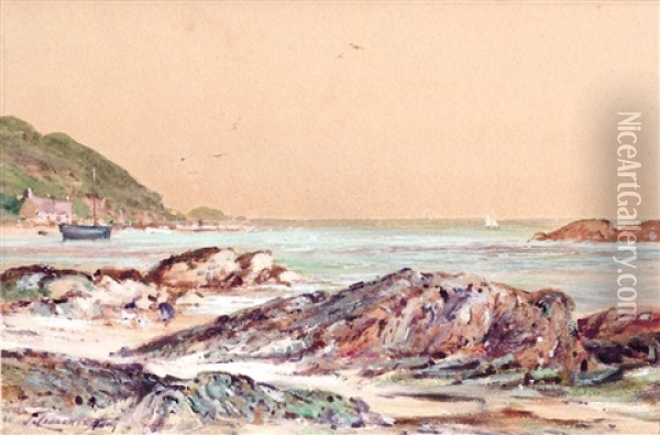 Costa Inglesa Oil Painting - J. Laurence Hart
