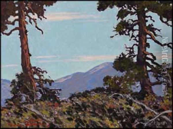 High Above Eldorado, Great Bear Lake Oil Painting - Francis Hans Johnston