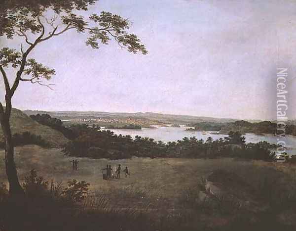 Sydney from Bell Mount, 1813 Oil Painting - S. Taylor